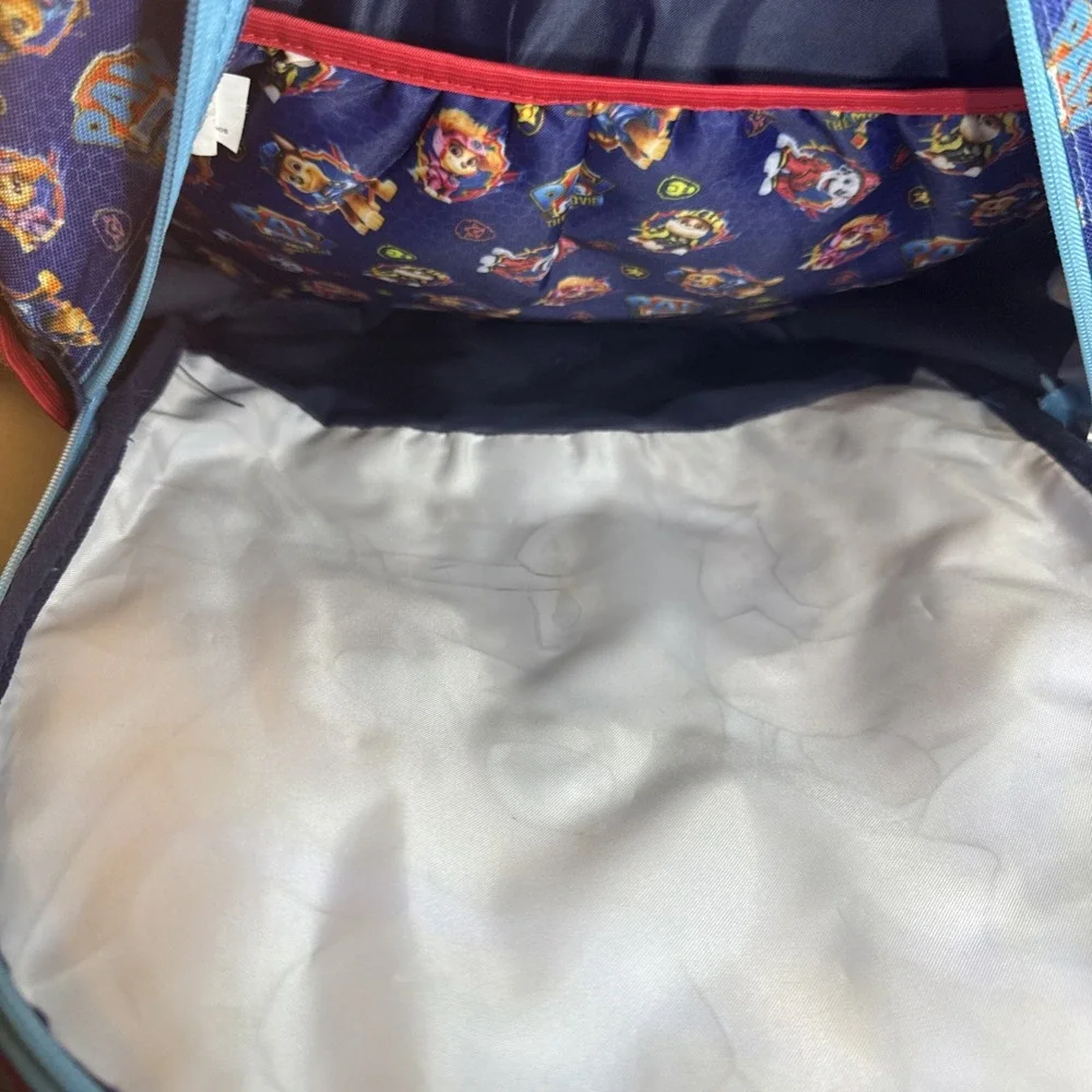 Paw‎ Patrol Nickelodeon Backpack Kid's School Book Bag Zippered Pockets